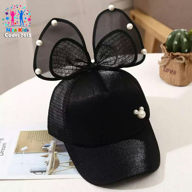 تصویر شماره 8 از کلاه دخترانه پاپیون دار