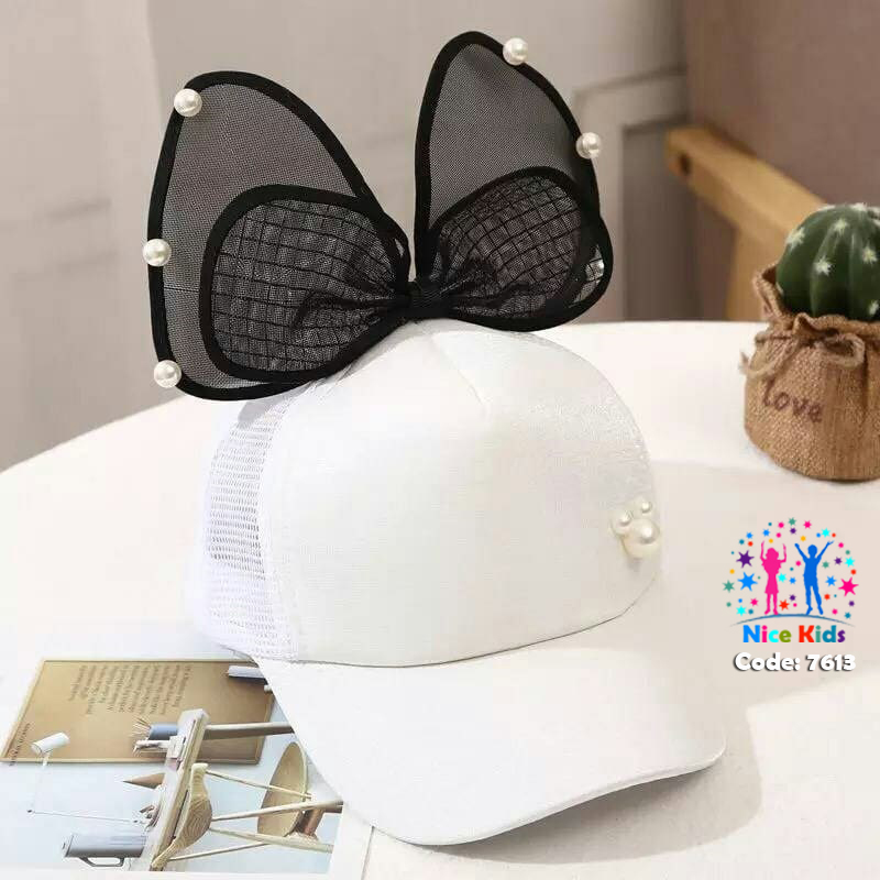 تصویر شماره 4 از کلاه دخترانه پاپیون دار