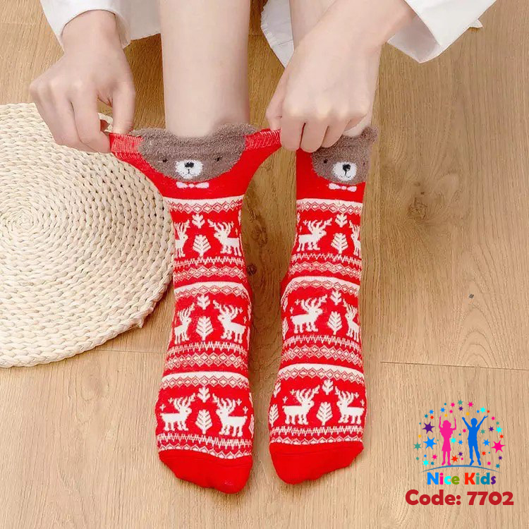 تصویر شماره 7 از جورابهای نیم ساق کریسمسی و یلدایی