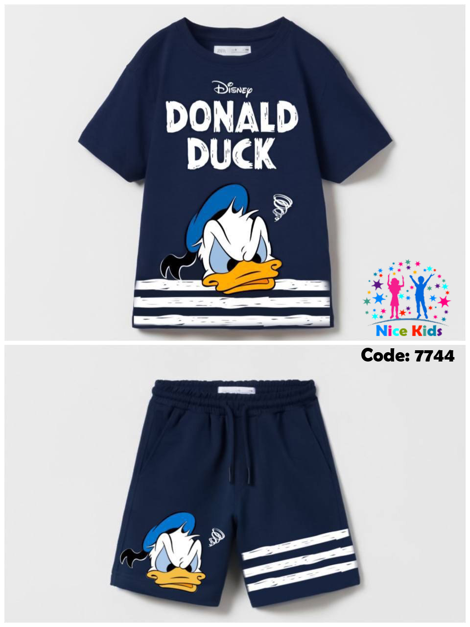 تصویر شماره 1 مربوط به تیشرت و شلوارک DONALD DUCK با کد 7744