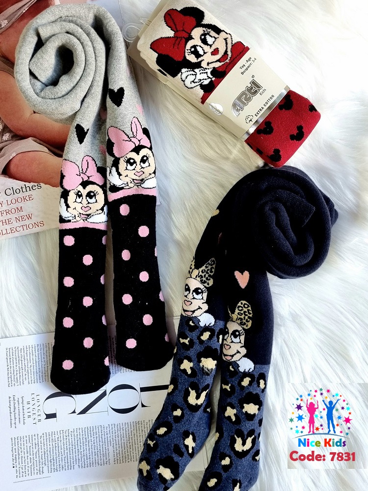 تصویر شماره 2 از جورابشلواری طرح مینی ماوس دخترانه