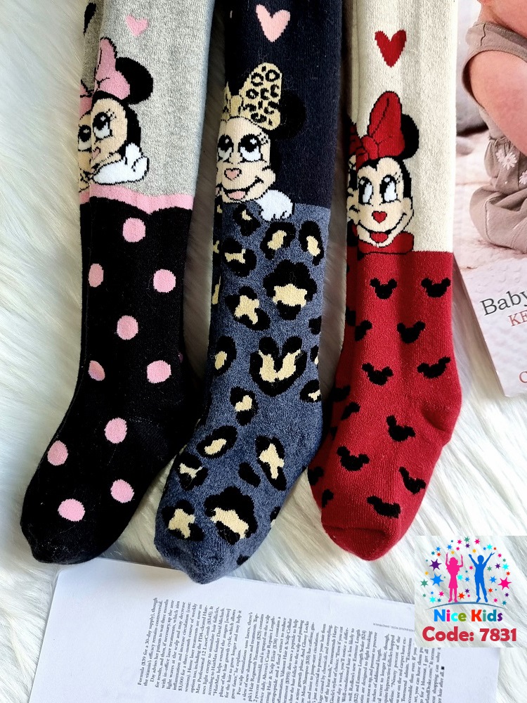 تصویر شماره 3 از جورابشلواری طرح مینی ماوس دخترانه