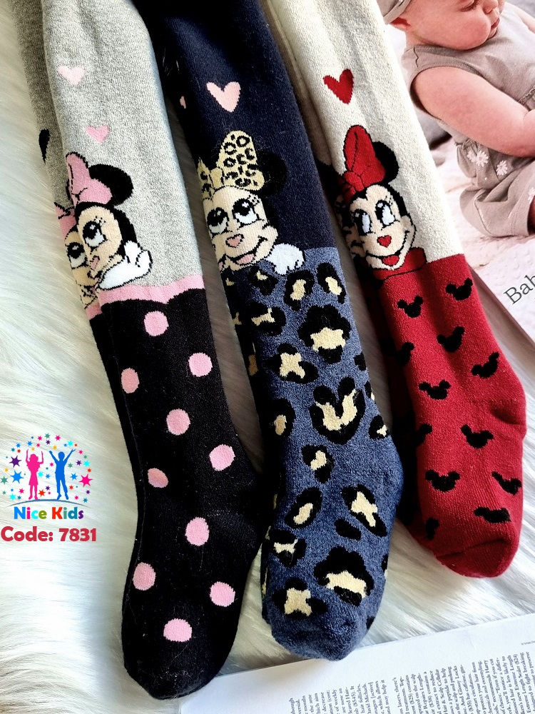 تصویر شماره 6 از جورابشلواری طرح مینی ماوس دخترانه