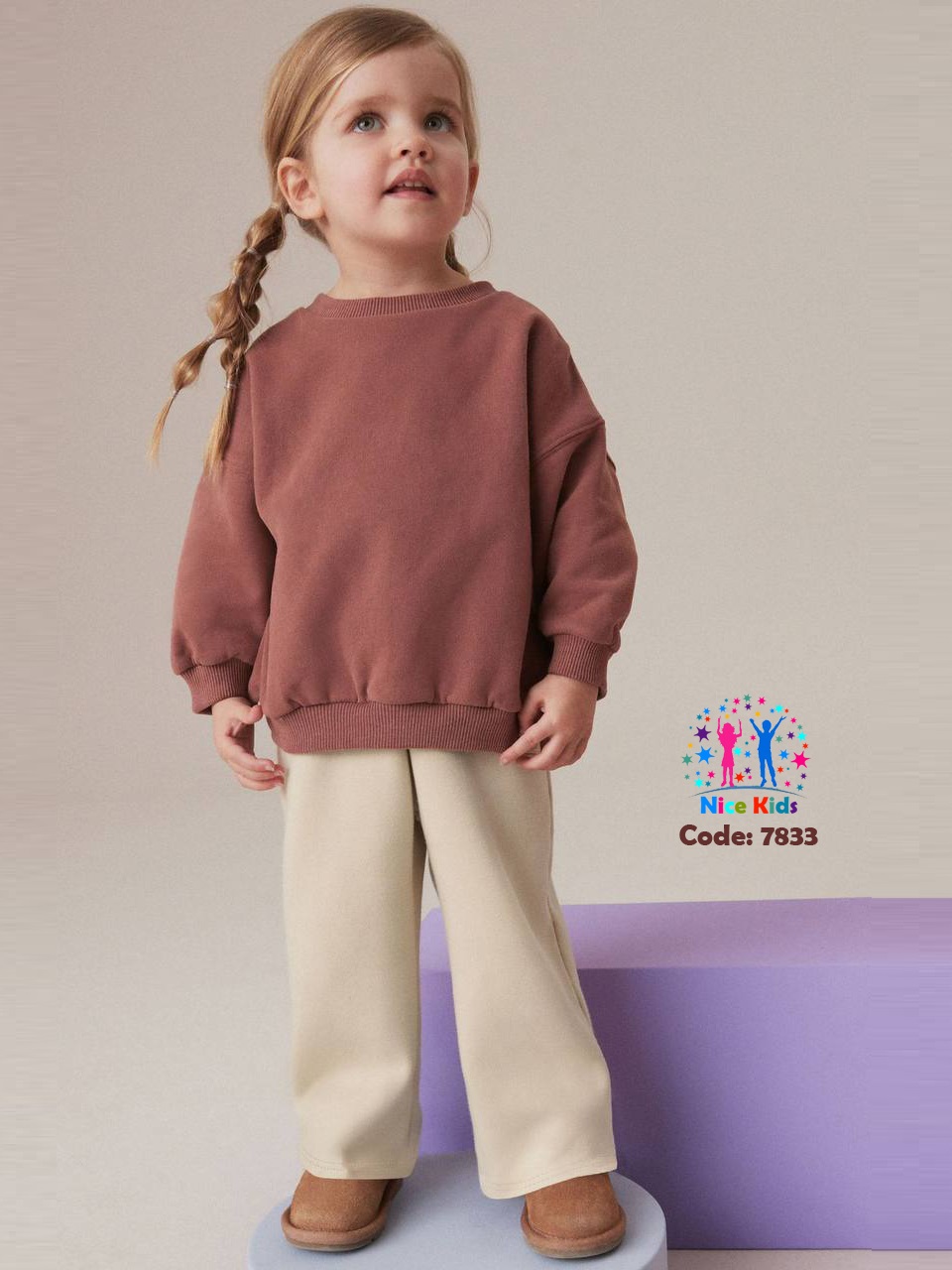 تصویر شماره 1 از ست بلوز و شلوار دورس سه نخ دخترانه