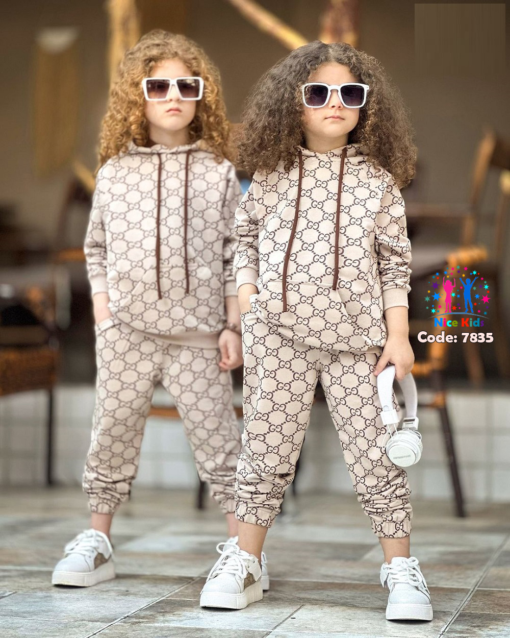 تصویر شماره 1 از هودی شلوار بگ استایل گوچی