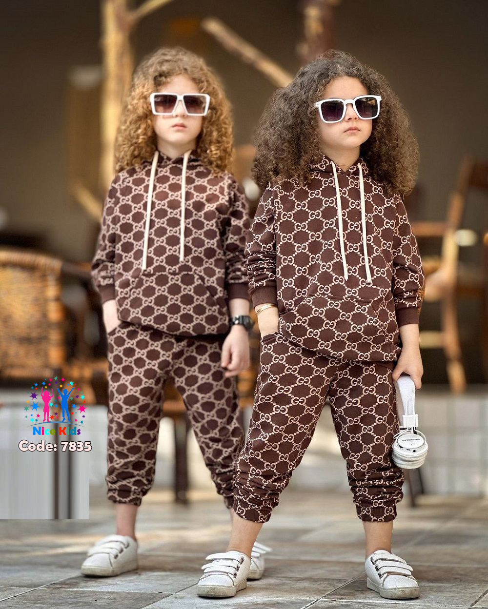 تصویر شماره 7 از هودی شلوار بگ استایل گوچی