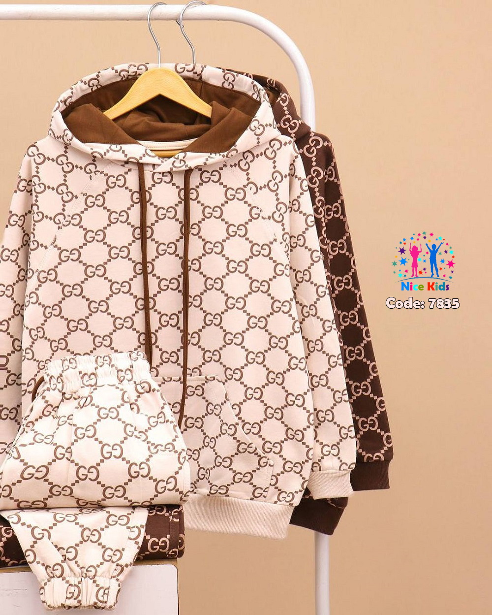 تصویر شماره 2 از هودی شلوار بگ استایل گوچی