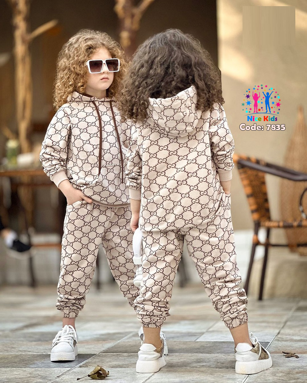 تصویر شماره 5 از هودی شلوار بگ استایل گوچی