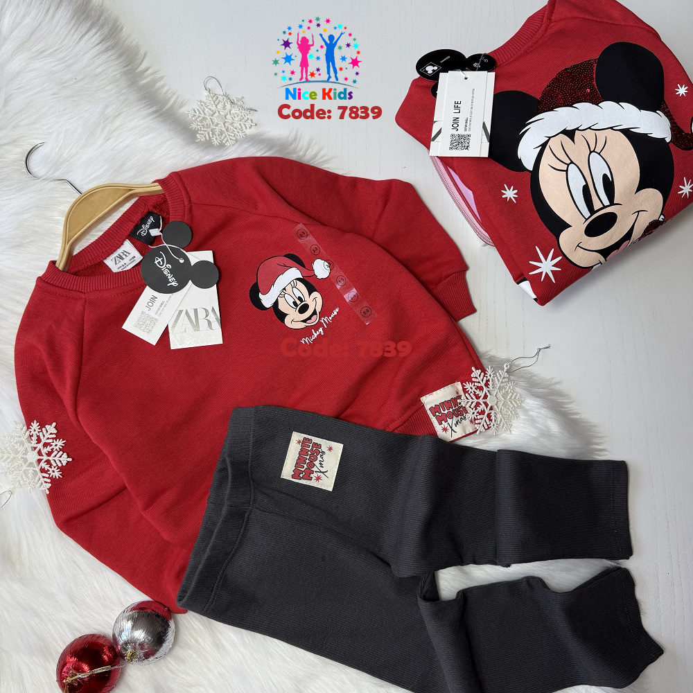 تصویر شماره 5 از ست بلوز و لگ مینی ماوس طرح کریسمسی