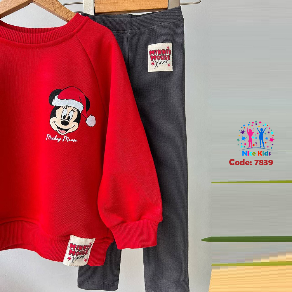تصویر شماره 8 از ست بلوز و لگ مینی ماوس طرح کریسمسی