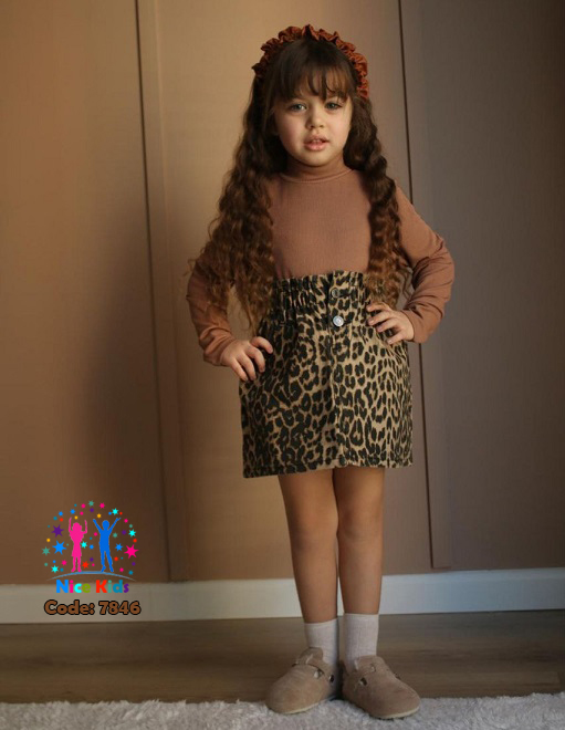 تصویر شماره 1 از ست بلوز و دامن ترک