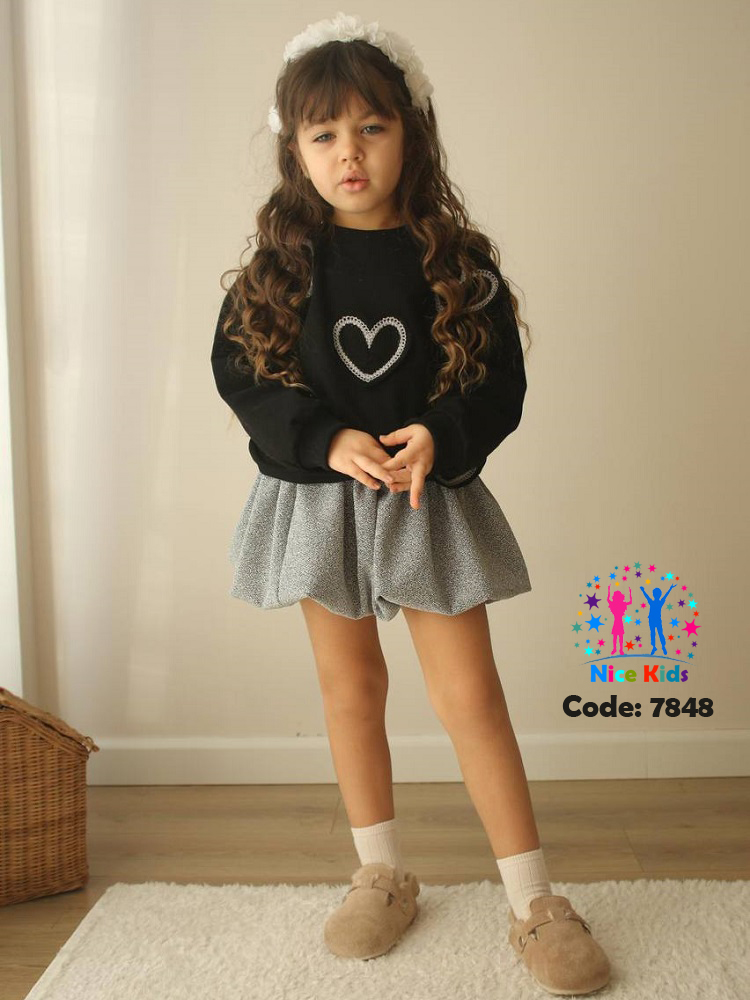 تصویر شماره 4 از ست بلوز و دامن دخترانه ترک