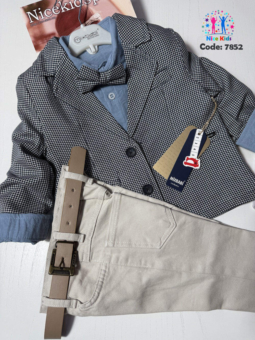 تصویر شماره 1 از کت و شلوار مجلسی پسرانه ترک (ست 5 تکه)