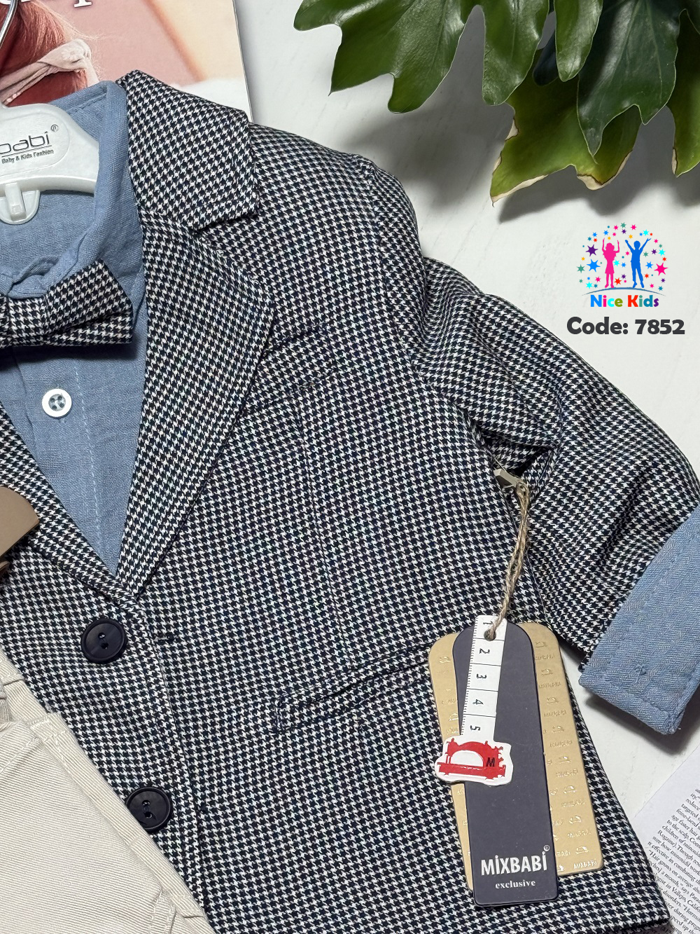 تصویر شماره 4 از کت و شلوار مجلسی پسرانه ترک (ست 5 تکه)