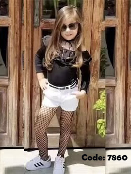 تصویر شماره 1 از جوراب شلواری زنبوری مجلسی دخترانه