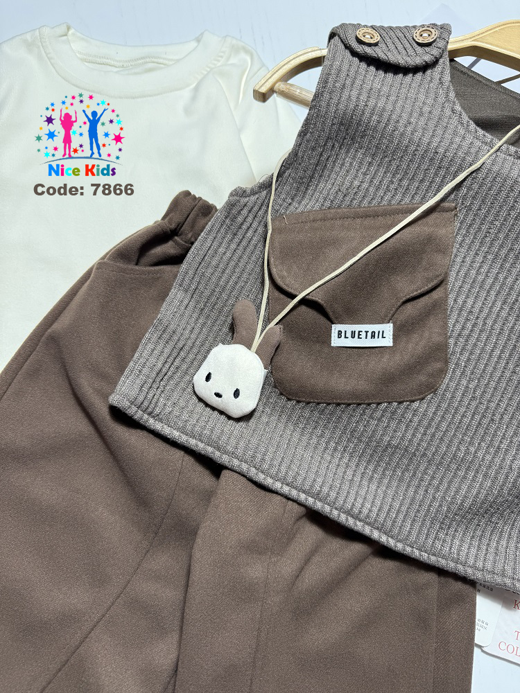 تصویر شماره 4 از ست چهارتیکه دخترانه (بلوز   شلوار   ژیله   آویز خرگوشی)