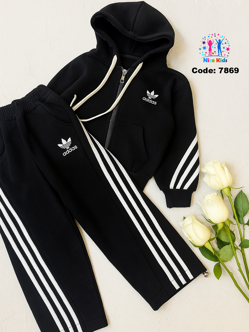 تصویر شماره 2 از ست سویشرت و شلوار مشکی