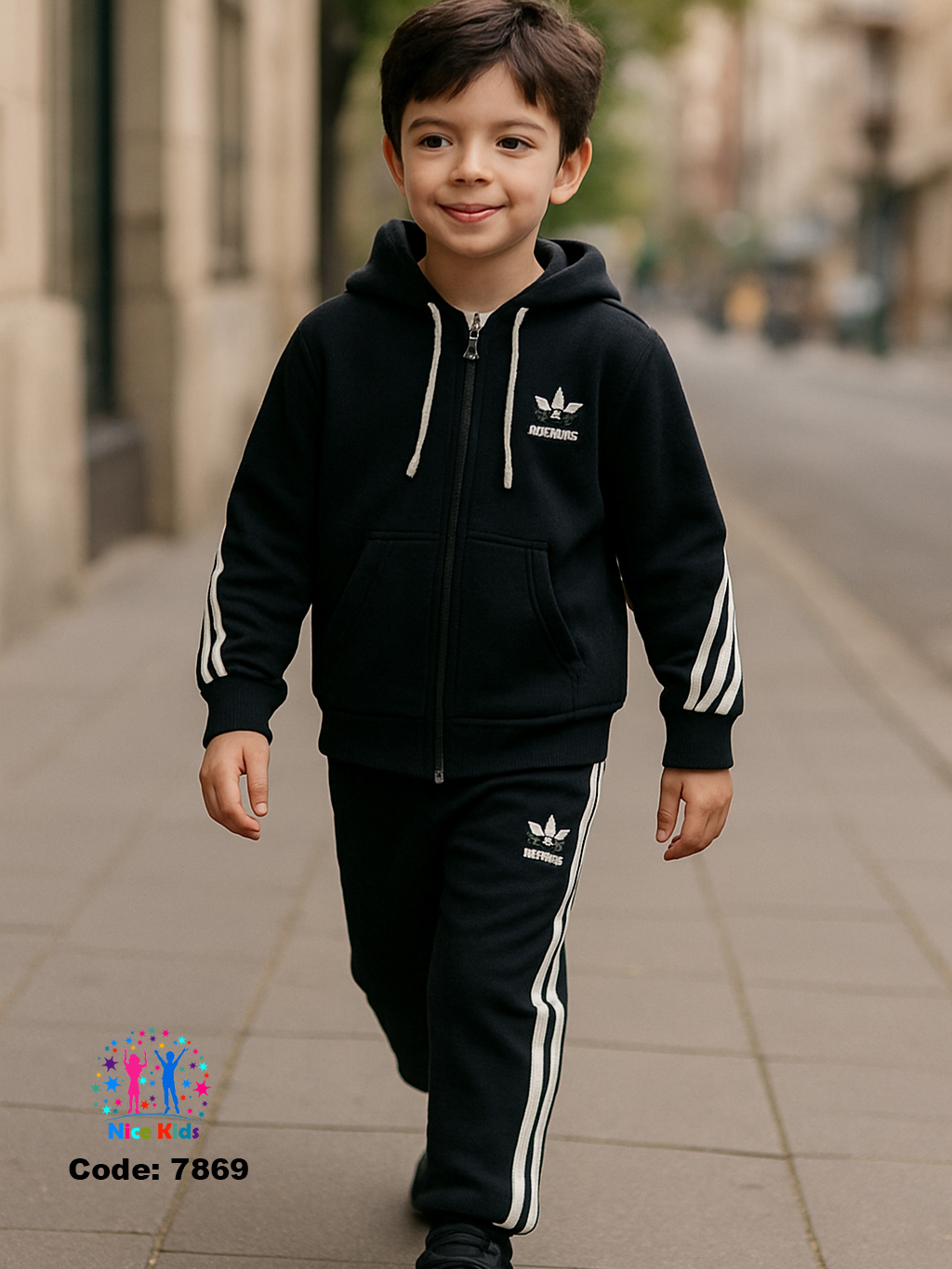 تصویر شماره 3 از ست سویشرت و شلوار مشکی